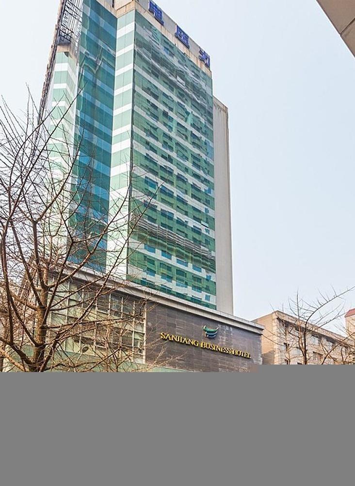 Dalian San Jiang Business Hotel Exterior photo